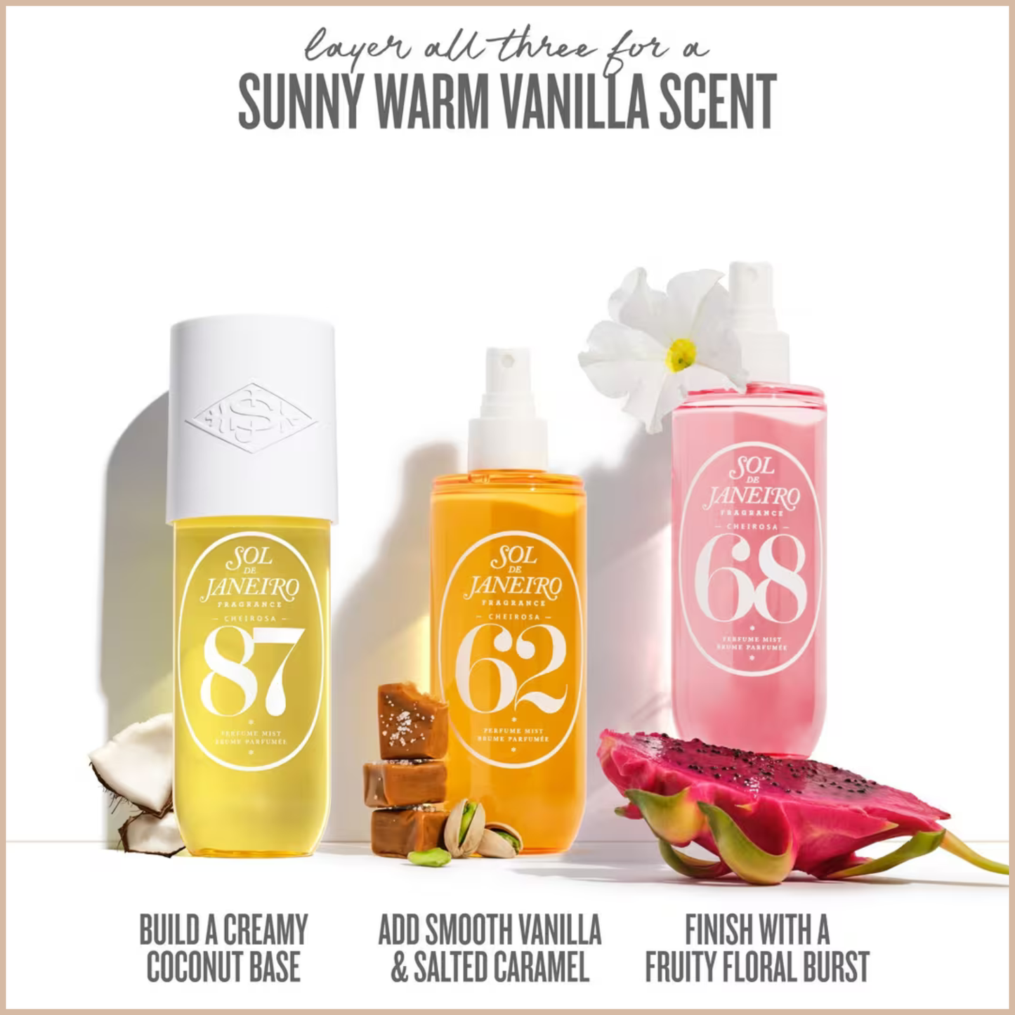 Cheirosa 87 Hair & Body Perfume Mist – Coconut & Sun-Kissed Floral Fragrance