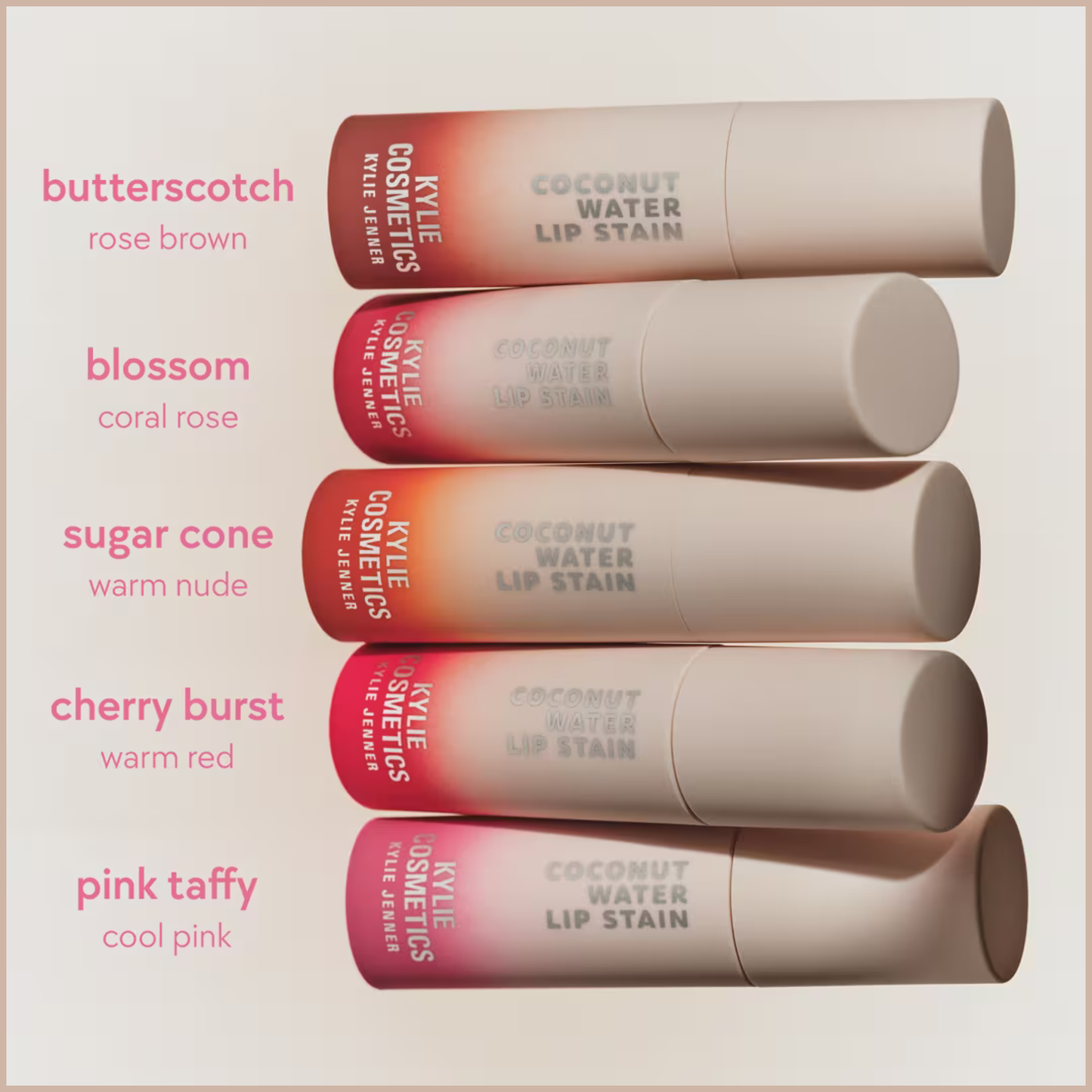 Coconut Water Lip Stain – Hydrating Kiss-Proof Lip Tint with Buildable Color