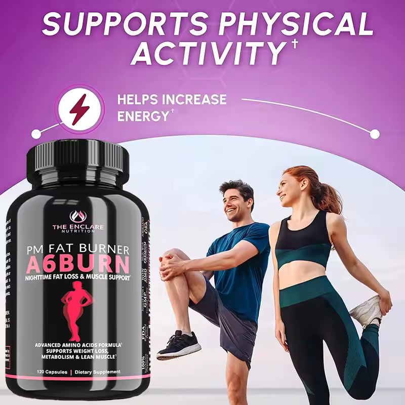 Fat Burner, Weight Loss Supplement, Healthy Weight Loss, Burn Belly Fat, Nutritional Supplement for Sleep Aid, 60 Count