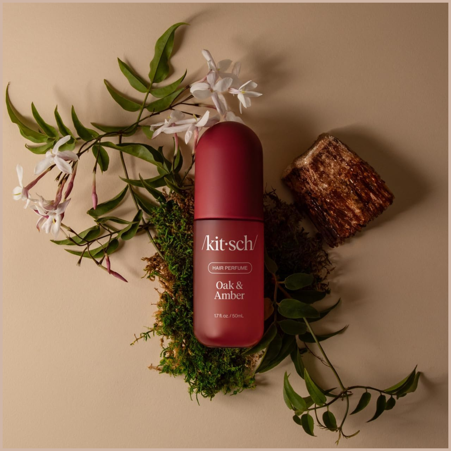 Hair Perfume for Women – Oak & Amber Hair & Body Mist with Patented Odor-Eliminating Technology – Berries, Jasmine, Oak & Amber – 50ml
