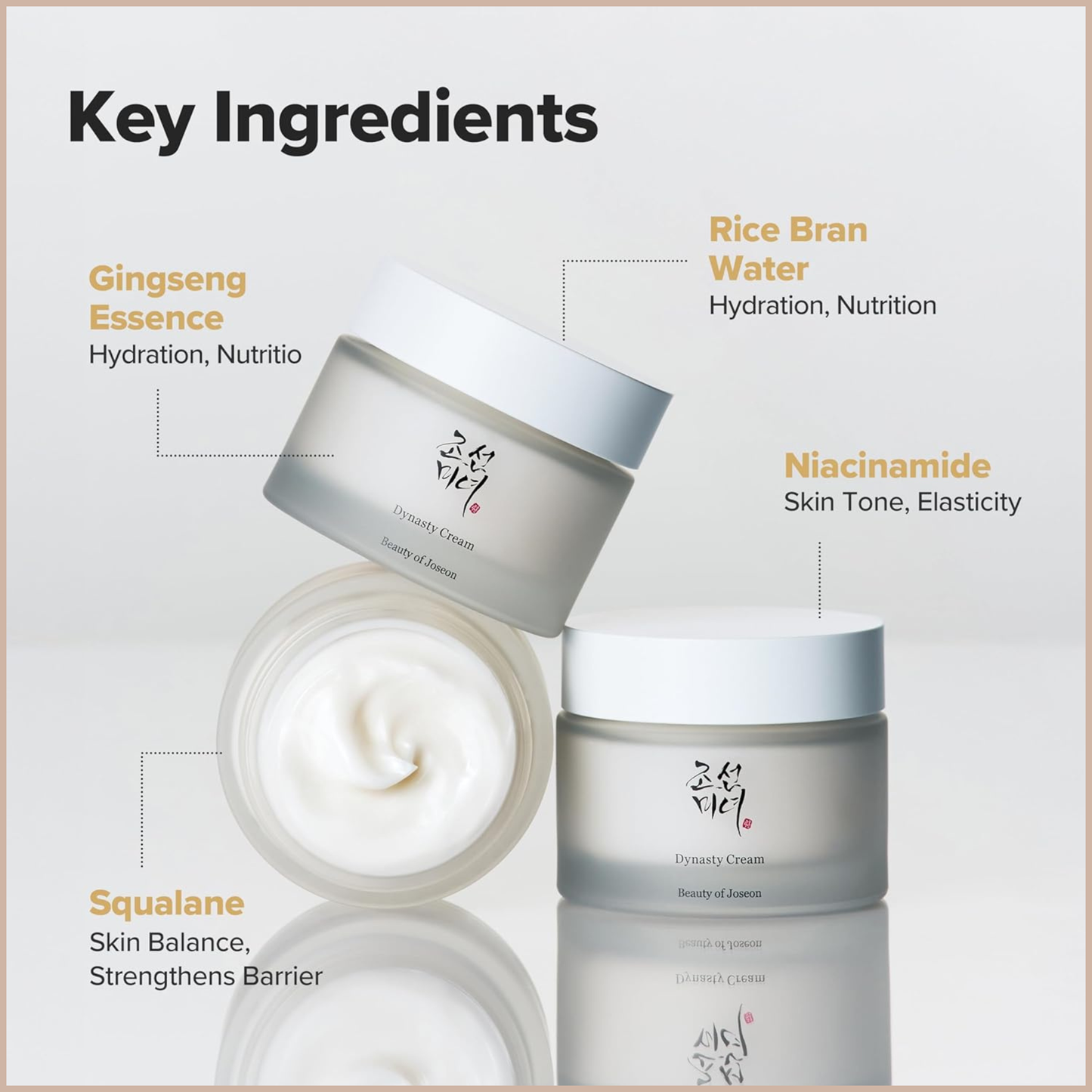 Dynasty Cream | Deeply Nourishing & Brightening Korean Moisturizer (50g)