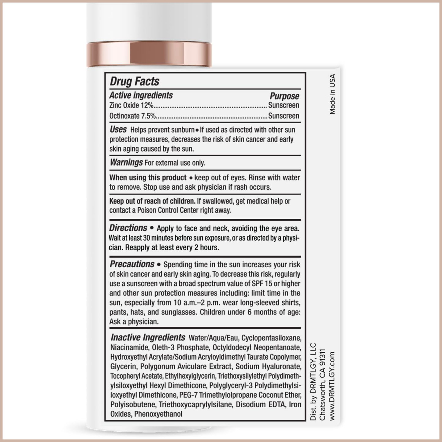 Tinted Moisturizing Sunscreen SPF 46 for Radiant, Even Skin
