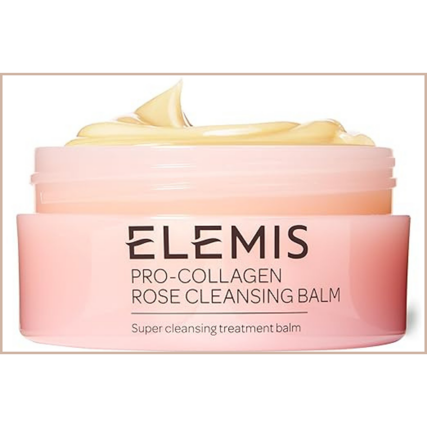 3-in-1 Rose Cleansing Balm for Makeup Removal, Hydration & Skin Softening
