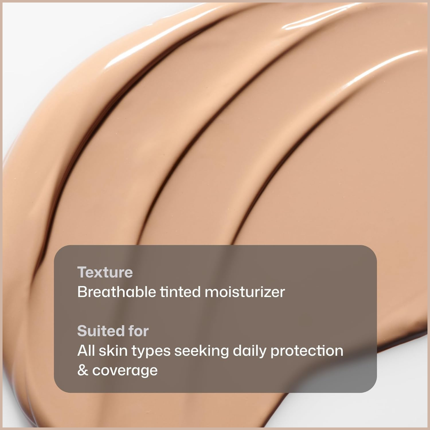 Tinted Face Moisturizer SPF 45 with Peptides & Vitamin C for Anti-Aging, Brightening & Hydration
