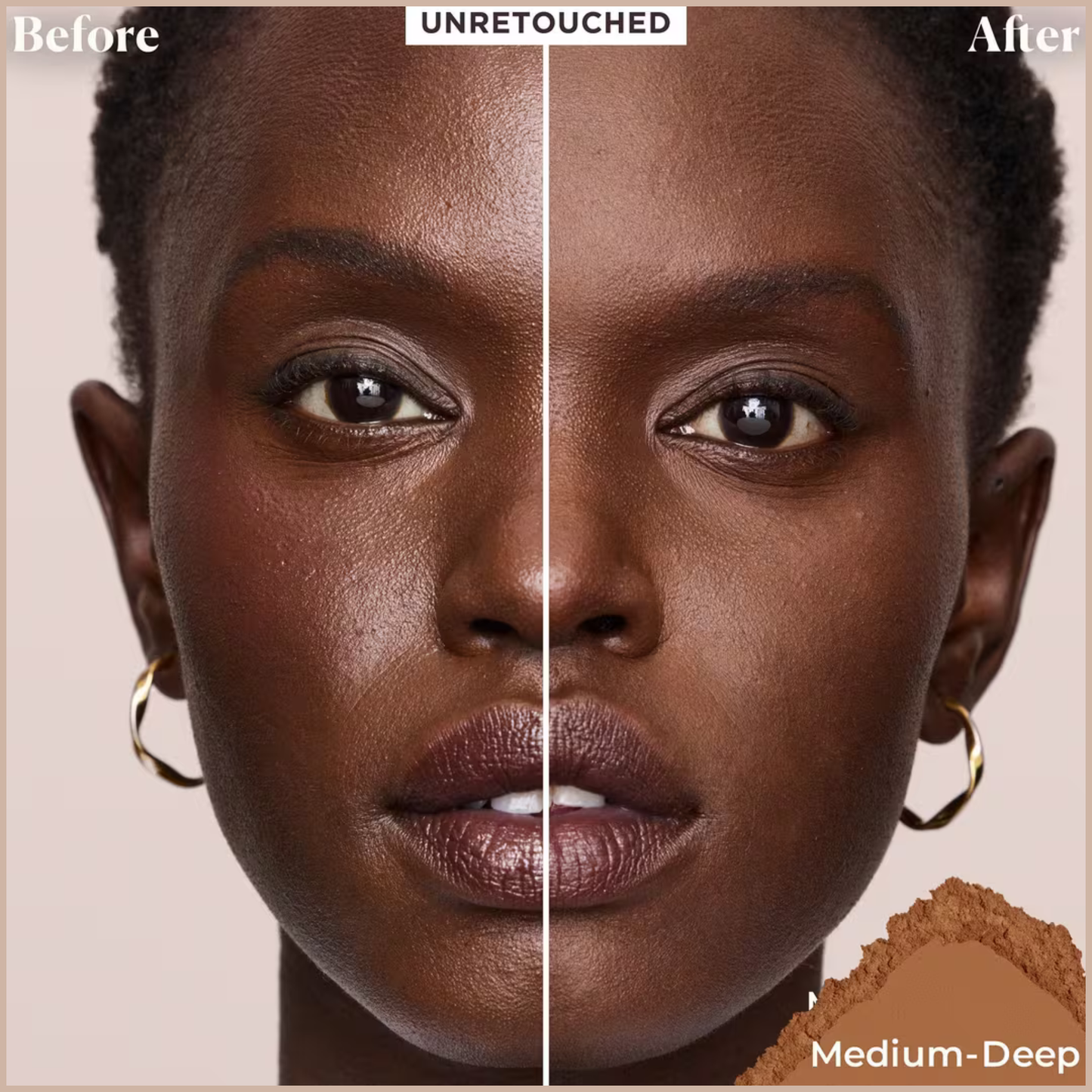 Translucent Loose Setting Powder – 24HR Shine Control, Soft Matte Finish & No Flashback - Translucent Medium Deep