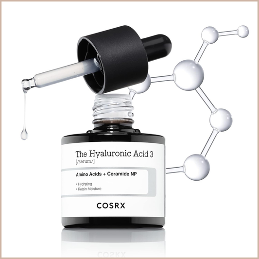 Pure Sodium Hyaluronic Acid 3% Serum – Hydrating Korean Face Serum with Ceramides & Natural Moisturizing Factors – 0.67 fl oz / 20ml