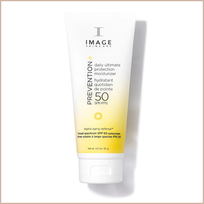 Skincare PREVENTION+ Daily Ultimate Protection Moisturizer SPF 50 – Zinc Oxide Face Sunscreen Lotion, Blendable No White Cast Finish – 3.2 oz