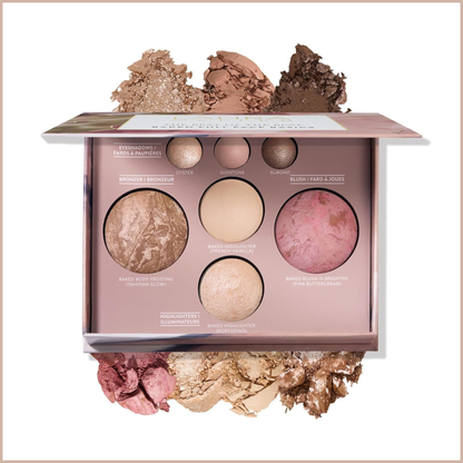 Best of the Best Baked Palette – 7-in-1 Full Face Palette with Bronzer, Blush, Highlighters & Eyeshadows