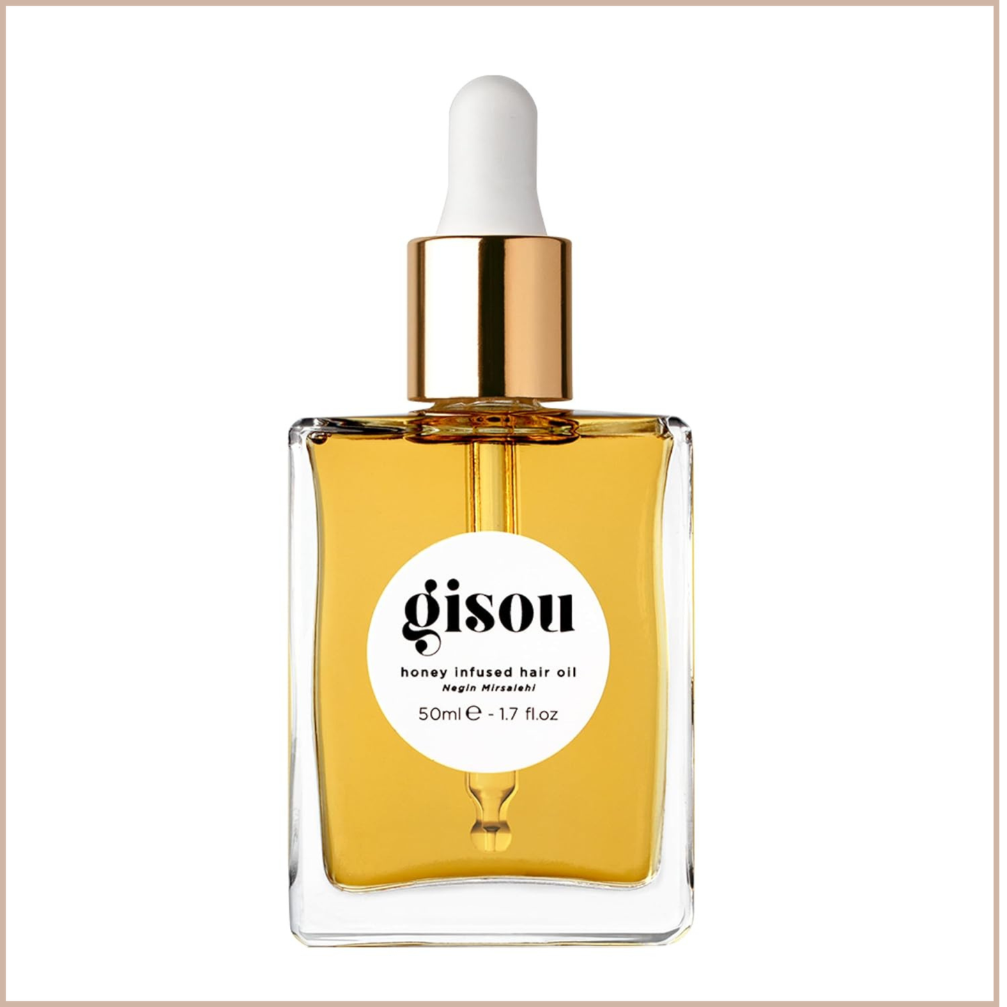 Honey Infused Hair Oil – Hydrating & Frizz Control Luxury Hair Treatment with Mirsalehi Honey – 1.7 fl oz