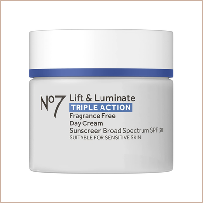 Lift & Luminate Triple Action Face Cream SPF 30 – Fragrance-Free Anti-Aging Day Moisturizer with Collagen Peptides & Brightening Complex – 1.69 oz