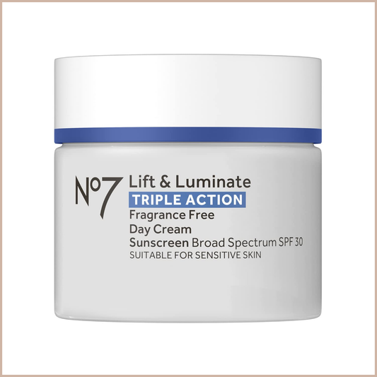 Lift & Luminate Triple Action Face Cream SPF 30 – Fragrance-Free Anti-Aging Day Moisturizer with Collagen Peptides & Brightening Complex – 1.69 oz
