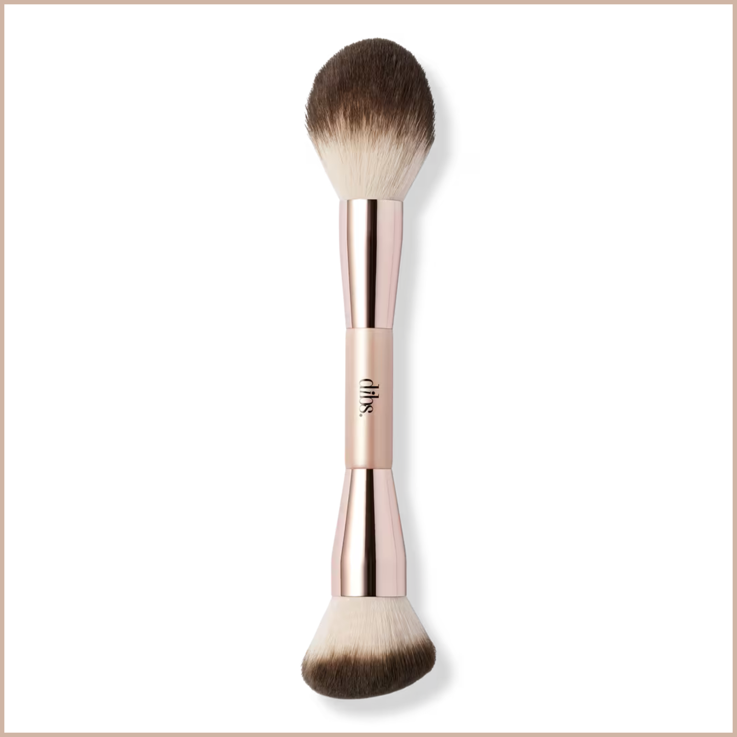 Duo Brush Face for Cream + Powder – Dual-Ended Complexion Brush for Blending, Building & Setting