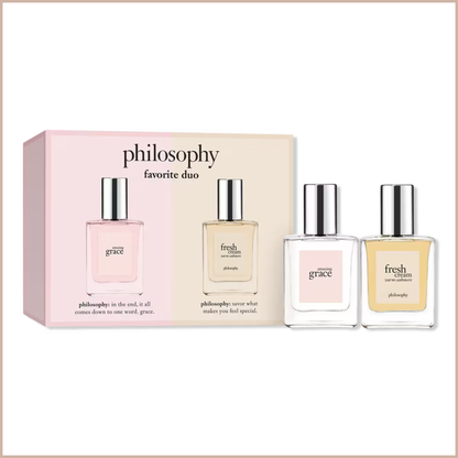 Amazing Grace & Fresh Cream Warm Cashmere 2-Piece Mini Gift Set – Philosophy Eau de Toilette Fragrance Duo