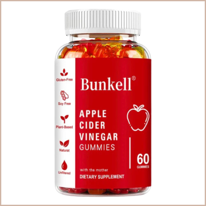 Apple Cider Vinegar Gummies – Weight Management, Digestion & Immunity Support – Vitamin B12, Gluten Free, Non-GMO