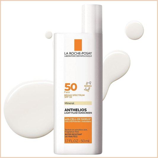 Anthelios Mineral Zinc Oxide Sunscreen SPF 50 – Ultra-Light Broad Spectrum Face Sunscreen with Matte Finish - Non-Tinted