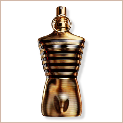 Le Male Elixir Parfum – Woody Aromatic Amber Fragrance with Lavender, Tonka Bean & Benzoin