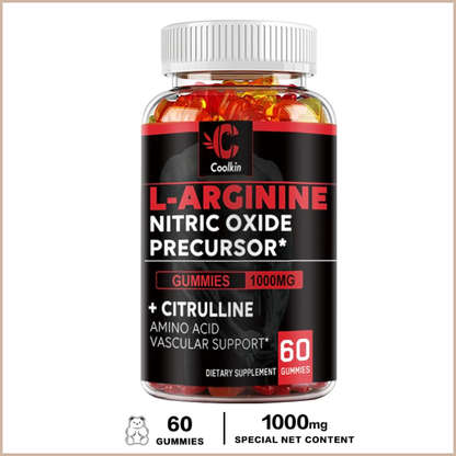 L-Arginine Vascular & Energy Support Gummies, 60 Gummies