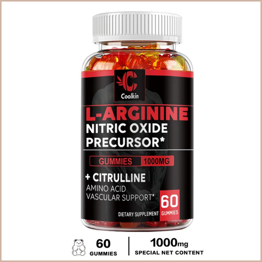 L-Arginine Vascular & Energy Support Gummies, 60 Gummies
