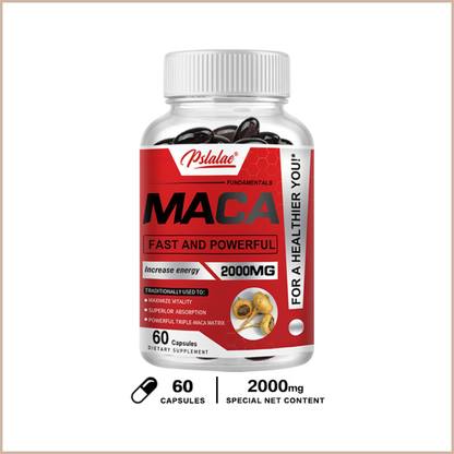 Maca Root Vitality Support Capsules, 60Count