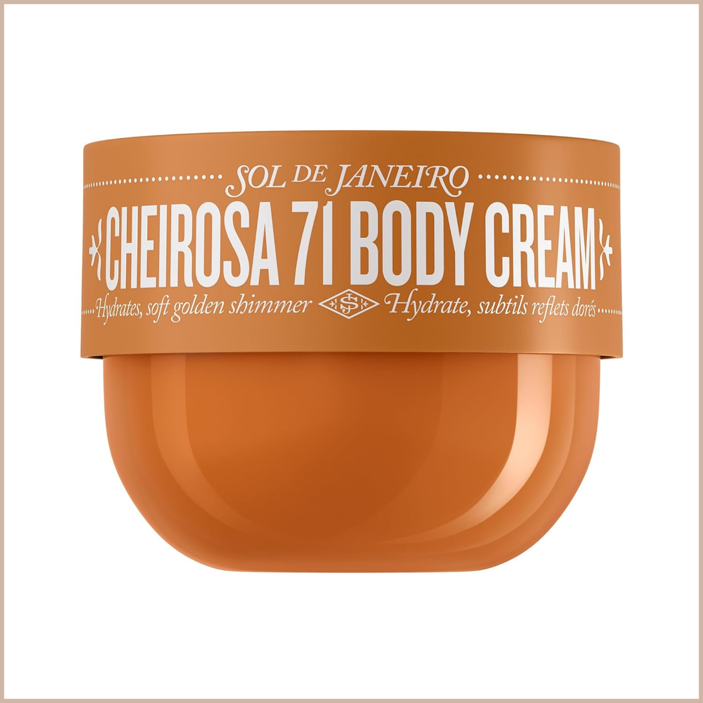 Limited Edition Cheirosa 71 Shimmering Body Cream – Vanilla Body Cream with Golden Shimmer, Macadamia Nut Butter & Tonka Bean