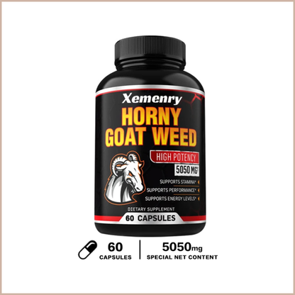 Men’s Vitality Support Capsules with Horny Goat Weed, 60 Count