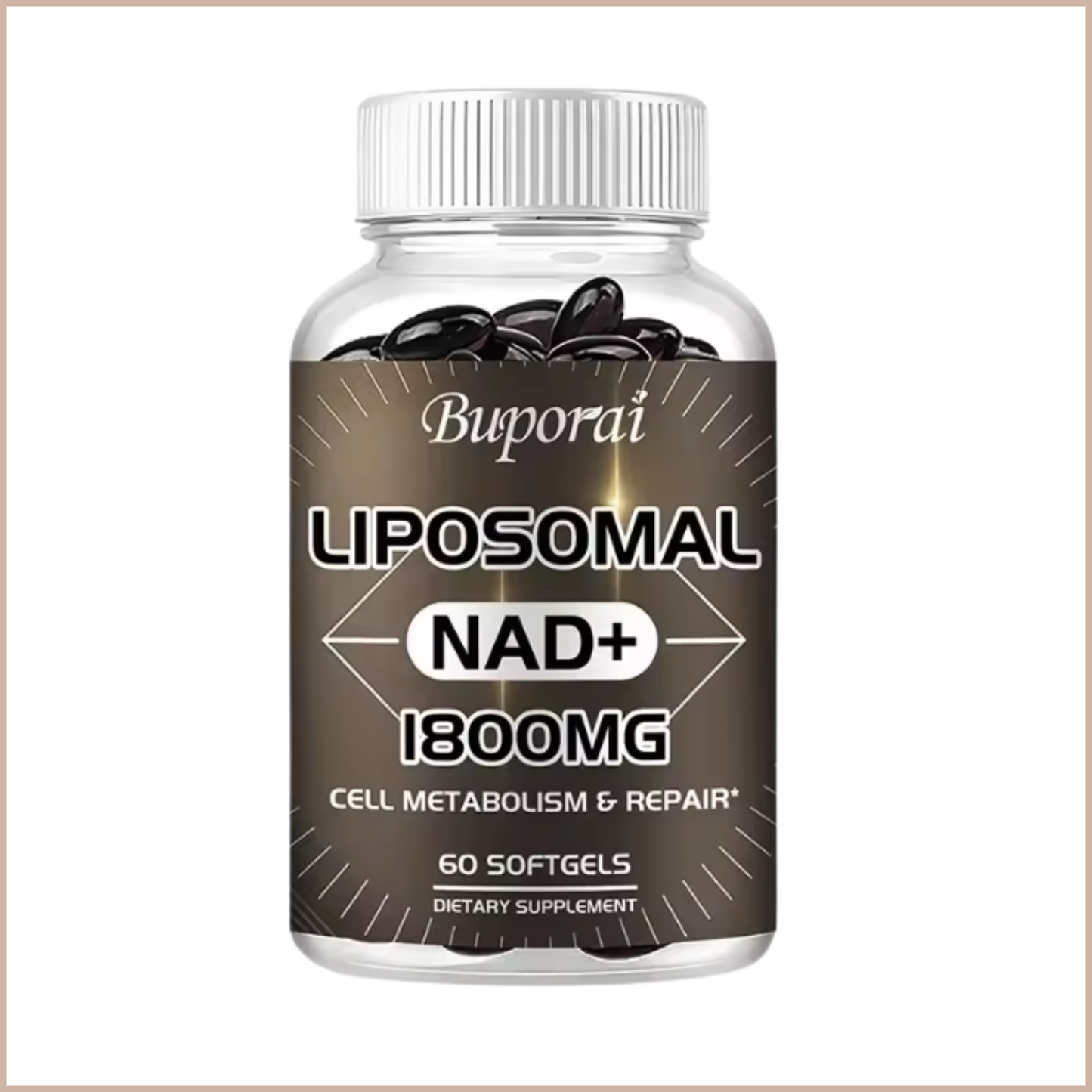 Liposomal NAD Cellular Energy Support Capsules, 60 Count
