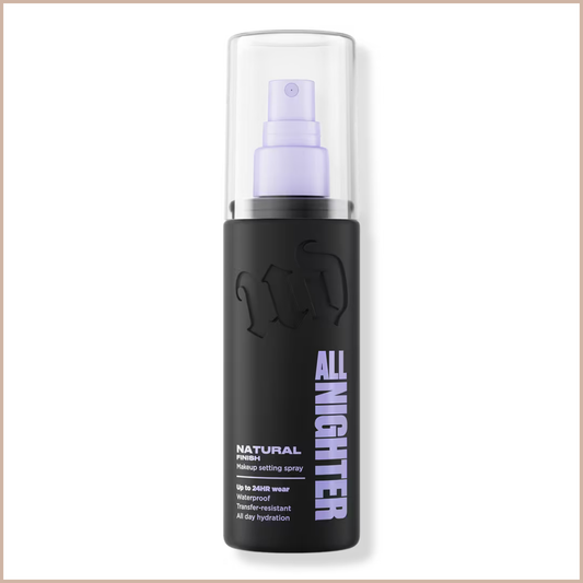All Nighter Waterproof Makeup Setting Spray – 24HR Wear, Natural Finish & Ultra-Fine Mist