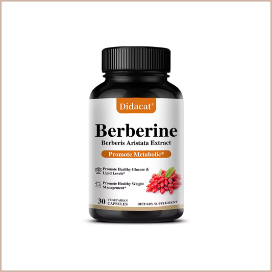 Berberine 500mg Metabolic Support Capsules, 30 Count
