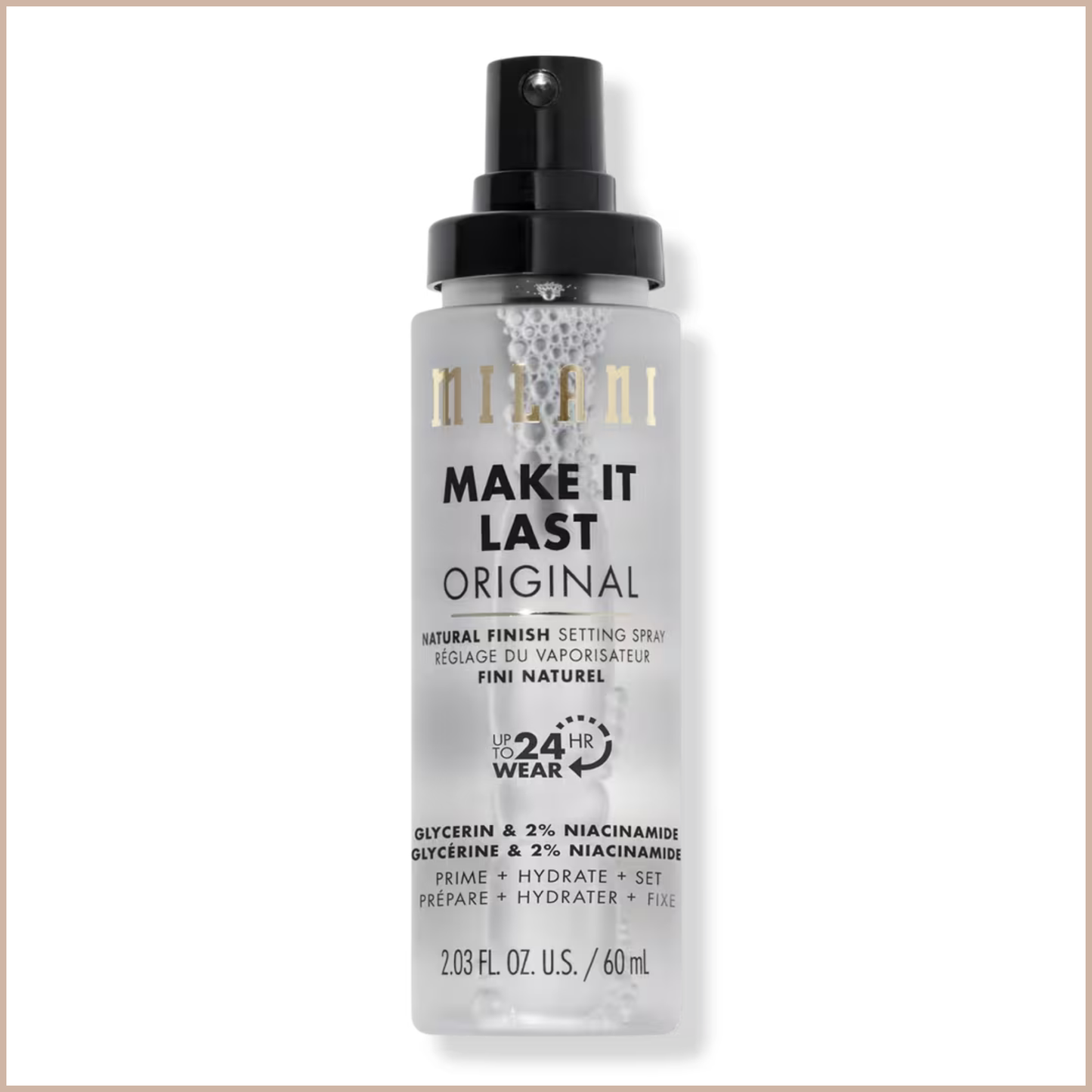 Make It Last Original Setting Spray – Natural Finish, 24HR Makeup Hold & Hydrating Primer Spray