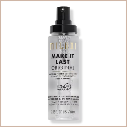 Make It Last Original Setting Spray – Natural Finish, 24HR Makeup Hold & Hydrating Primer Spray