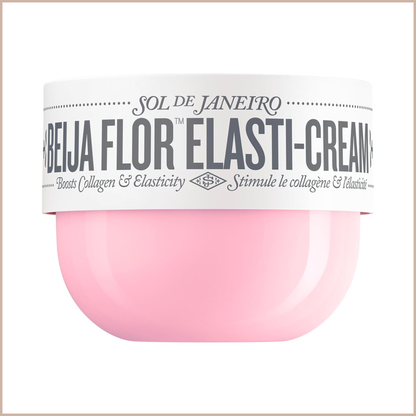 Collagen Boosting Beija Flor Elasti-Cream Body Cream – Hydrating Firming Body Cream with Cacay Oil, Plant Squalane & Cheirosa 68 Fragrance