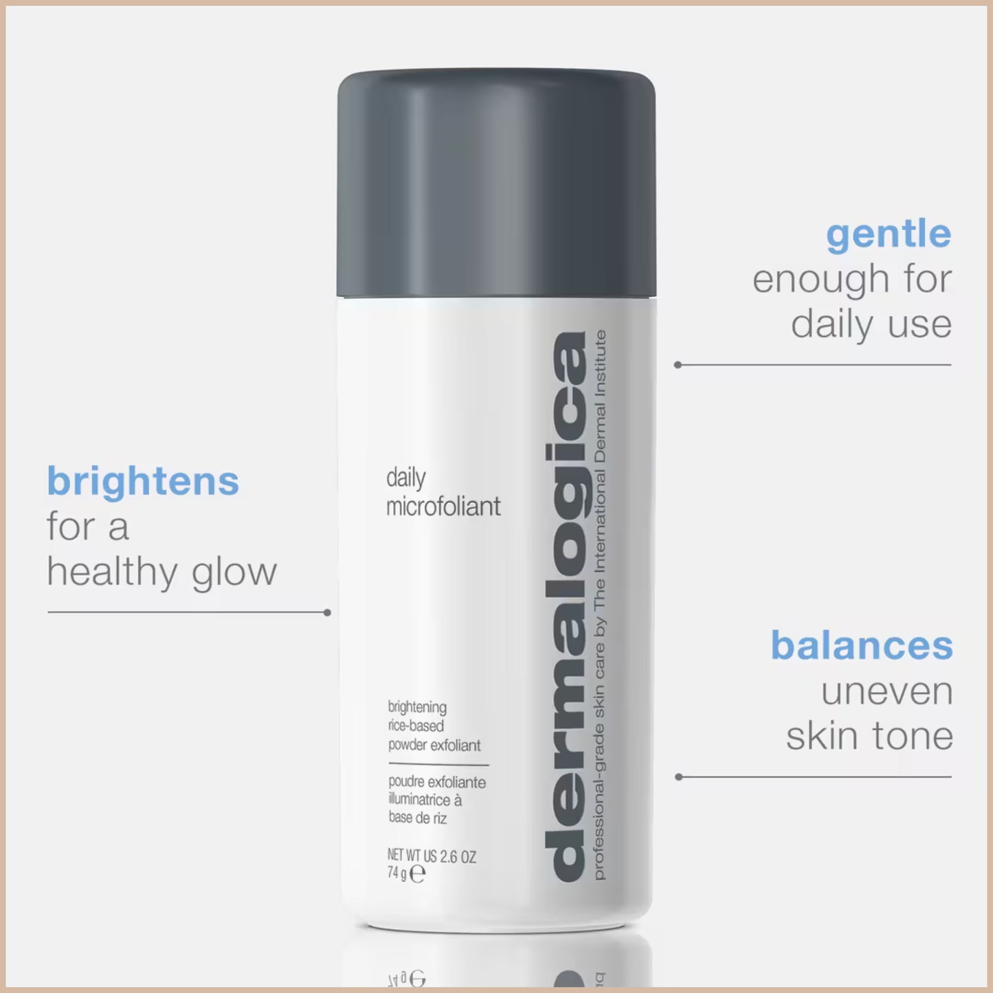 Daily Microfoliant Exfoliator – Brightening Enzyme Powder Scrub