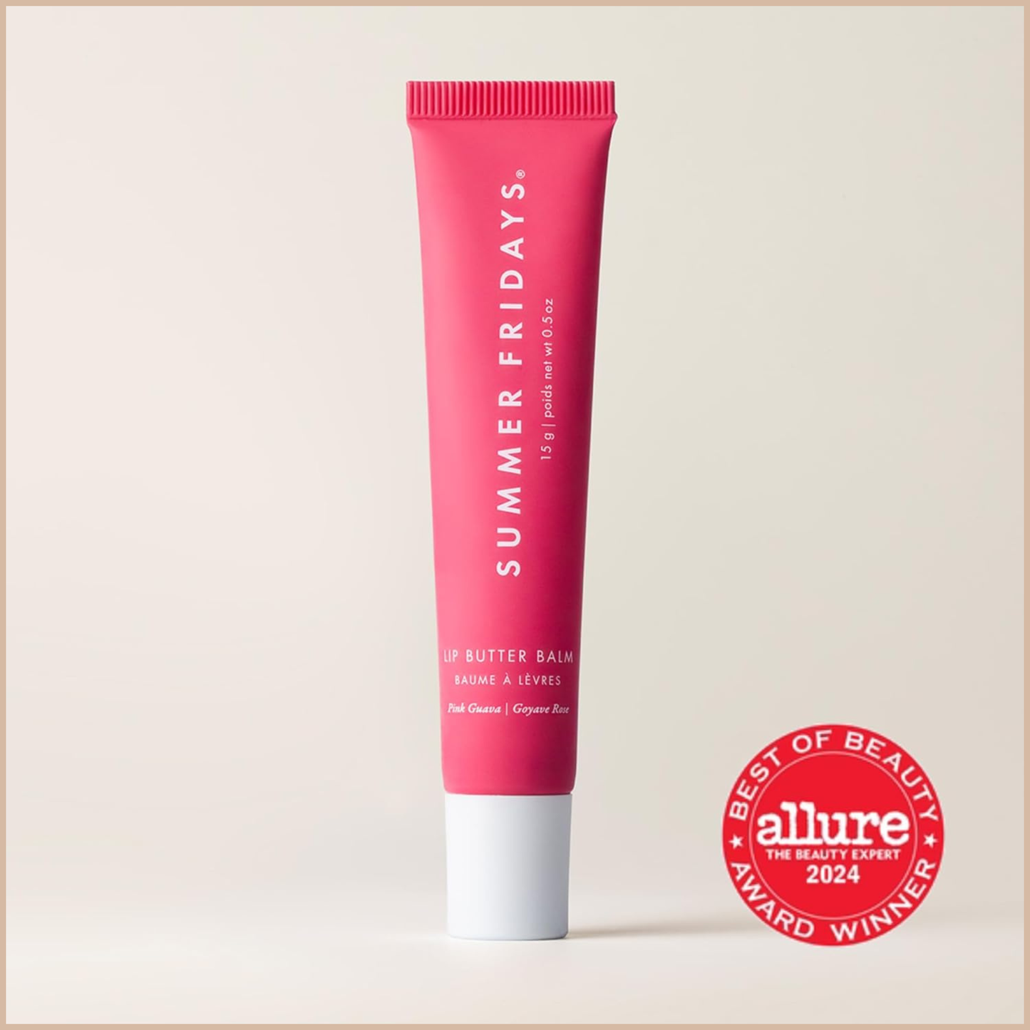 Tinted Lip Butter Balm – Hydrating Vegan Lip Balm for Moisture & Shine