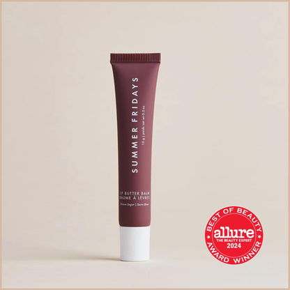 Tinted Lip Butter Balm – Hydrating Vegan Lip Balm for Moisture & Shine – Brown Sugar