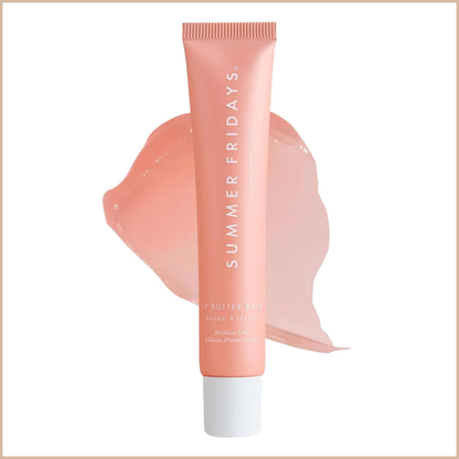 Tinted Lip Butter Balm – Vegan Conditioning Lip Balm for Instant Moisture, Shine & Hydration – Softening & Soothing – Birthday Cake