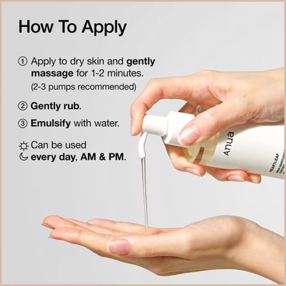 Heartleaf Pore Control Cleansing Oil – Makeup Remover & Sebum Care