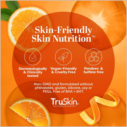 TruSkin Vitamin C Face Serum with Hyaluronic Acid & Vitamin E – Brightening & Anti-Aging