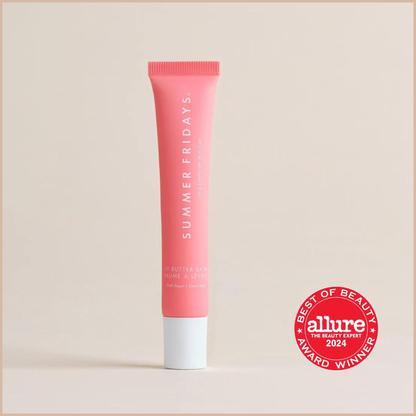Tinted Lip Butter Balm – Hydrating Vegan Lip Balm for Moisture & Shine – Pink Sugar