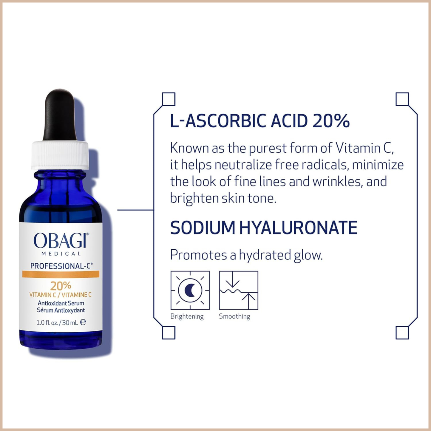 Professional-C 20% Vitamin C Serum – Brightening & Anti-Aging for Fine Lines and Uneven Tone