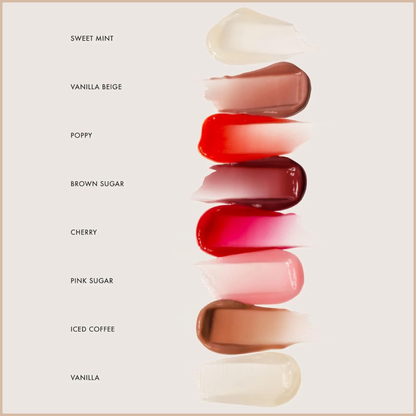 Tinted Lip Butter Balm – Hydrating Vegan Lip Balm for Moisture & Shine – Pink Sugar