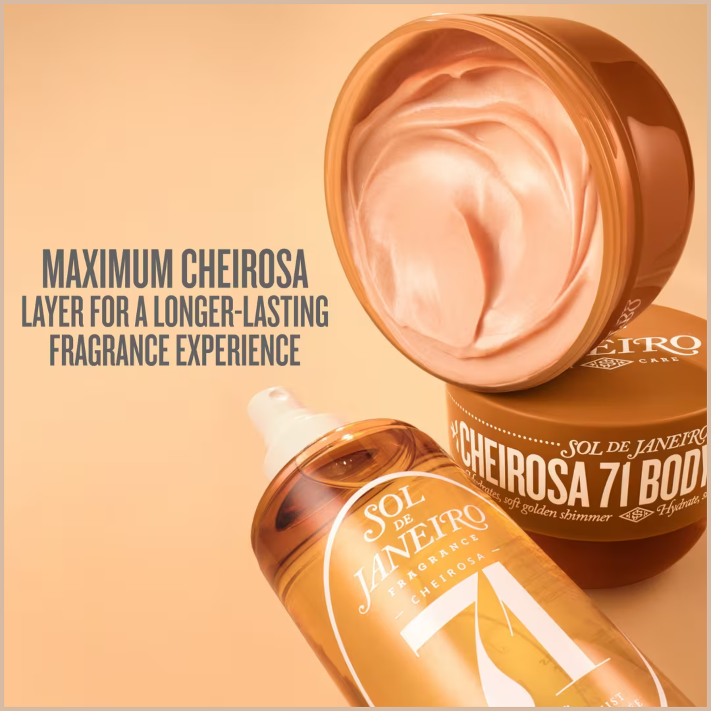 Cheirosa 71 Hair & Body Perfume Mist – Warm Amber Gourmand & Cozy Vanilla Fragrance