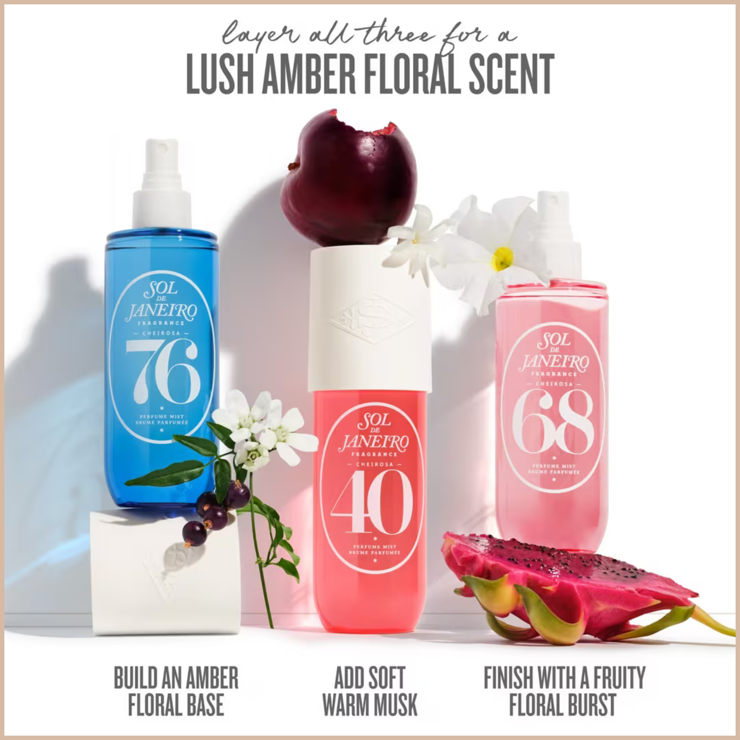 Cheirosa 76 Hair & Body Perfume Mist – Amber Floral & Velvety Nighttime Fragrance