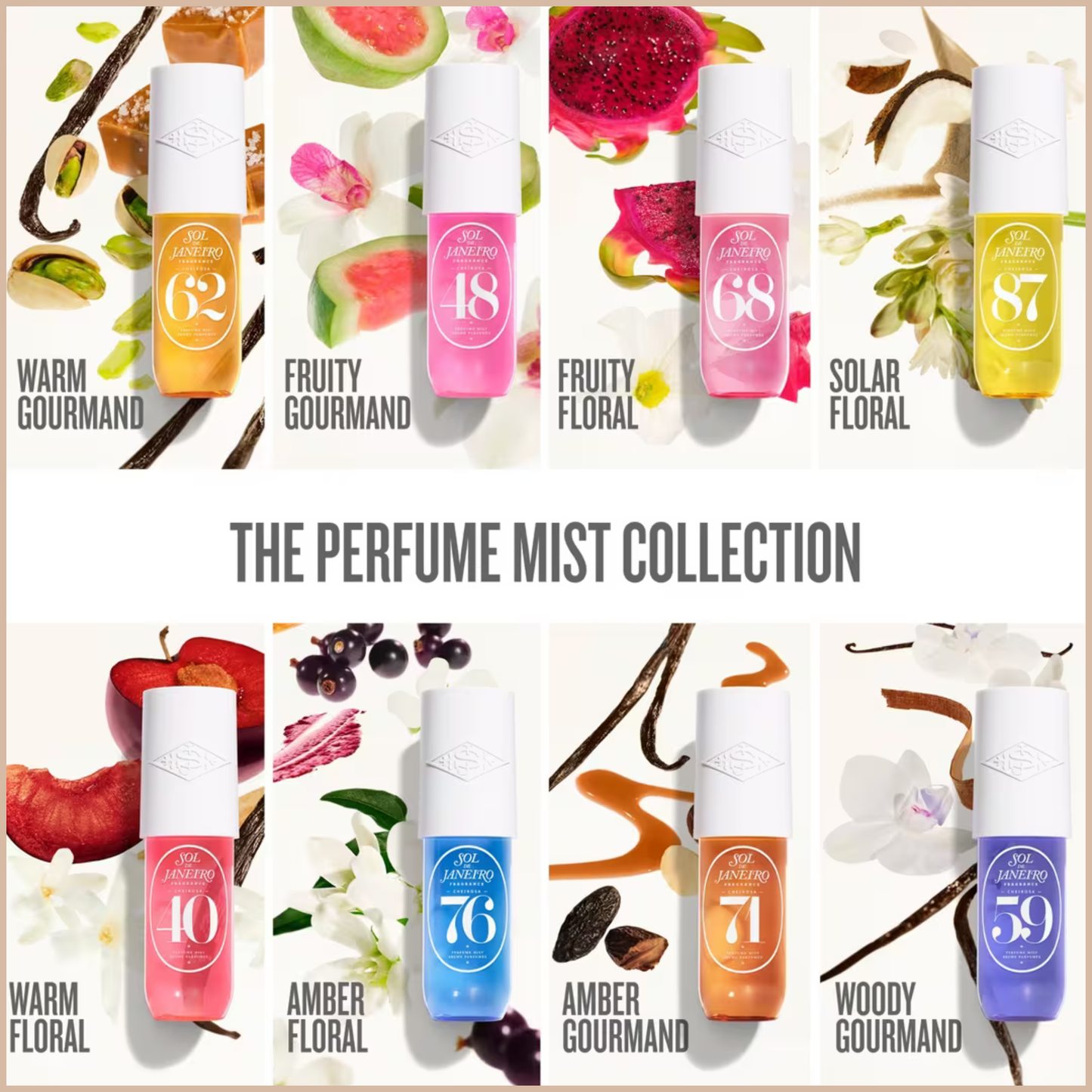 Cheirosa 40 Hair & Body Perfume Mist – Warm Floral & Vanilla Woods Fragrance