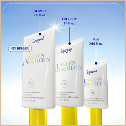 Supergoop! Unseen Sunscreen SPF 50 – Invisible Sun Protection