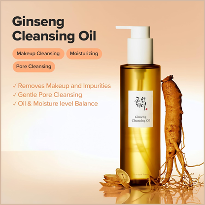 Ginseng Cleansing Oil | Lightweight Makeup-Melting Facial Oil