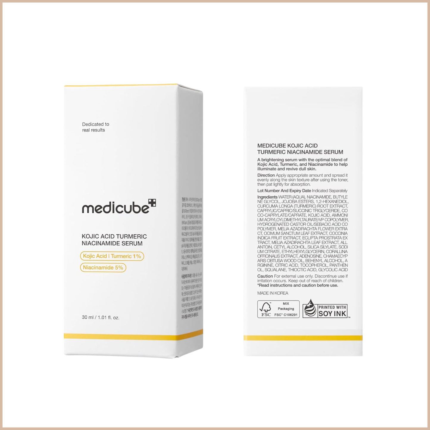 Kojic Acid Turmeric Niacinamide Serum | Brighten & Even Skin Tone
