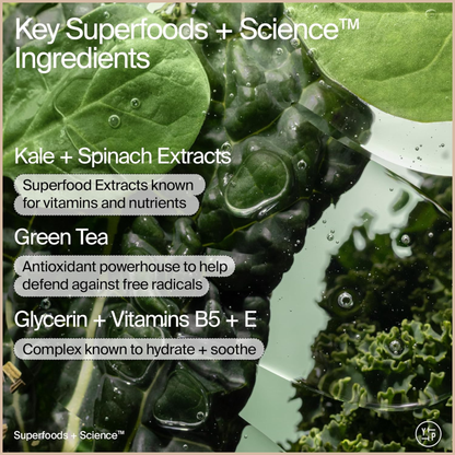 Superfood Antioxidant Gel Cleanser – Refillable, Gentle & Pore‑Purifying