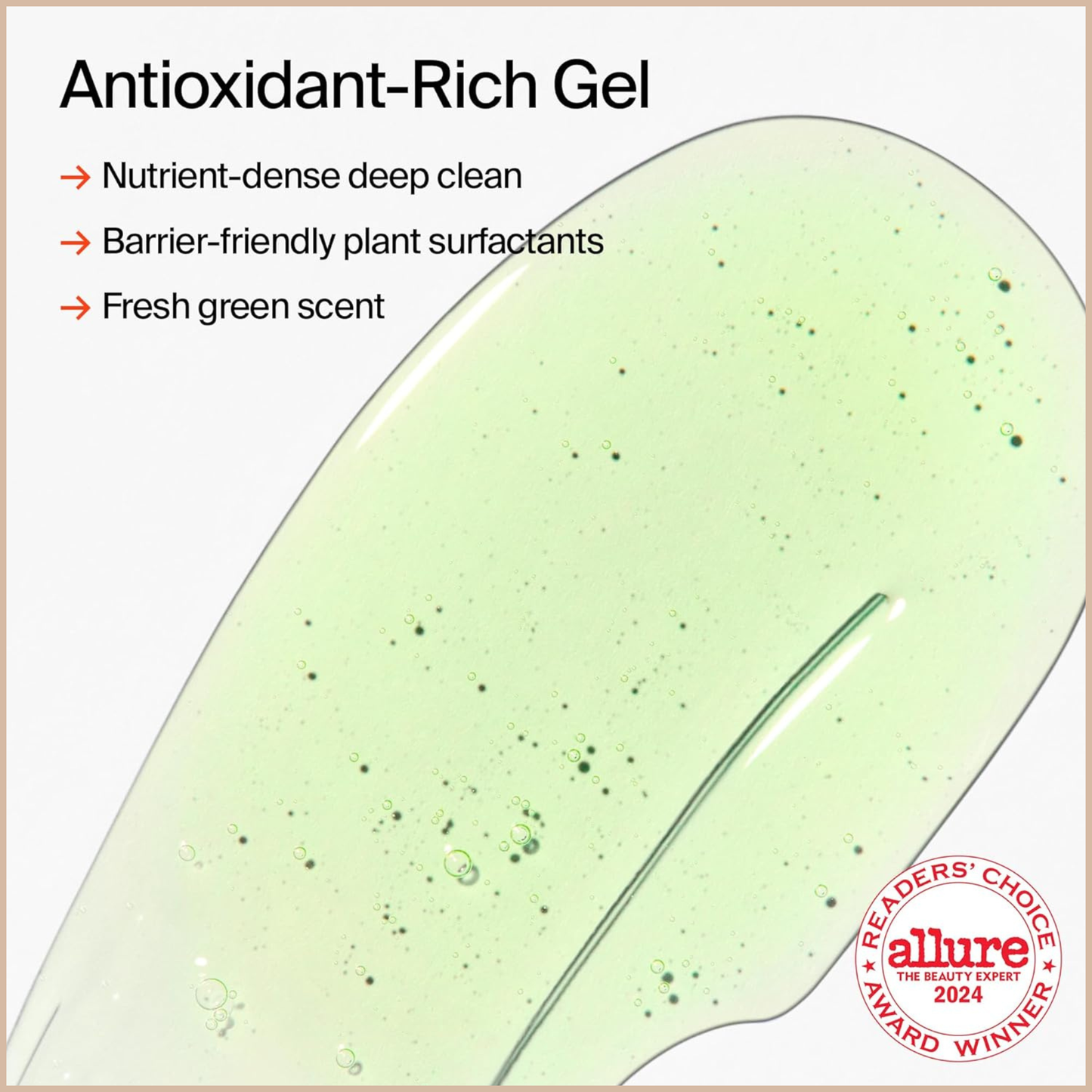 Superfood Antioxidant Gel Cleanser – Refillable, Gentle & Pore‑Purifying