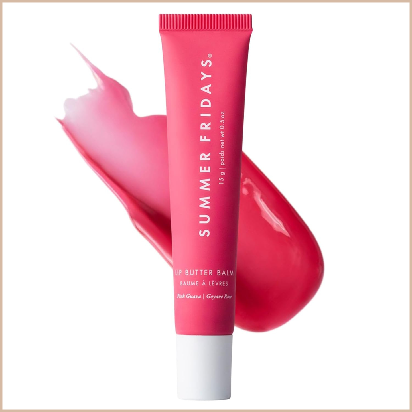 Tinted Lip Butter Balm – Hydrating Vegan Lip Balm for Moisture & Shine