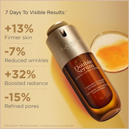 Clarins Double Serum – Firming, Radiance & Pore-Refining Treatment